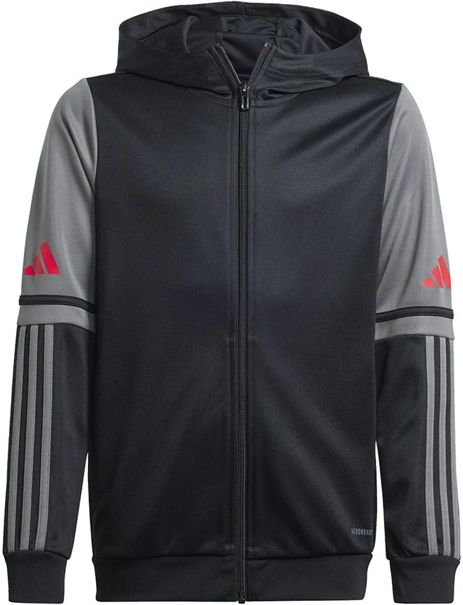 adidas Squadra 25 Sweatshirt - 9-10 jaar - Zwart/Grijs/Rood