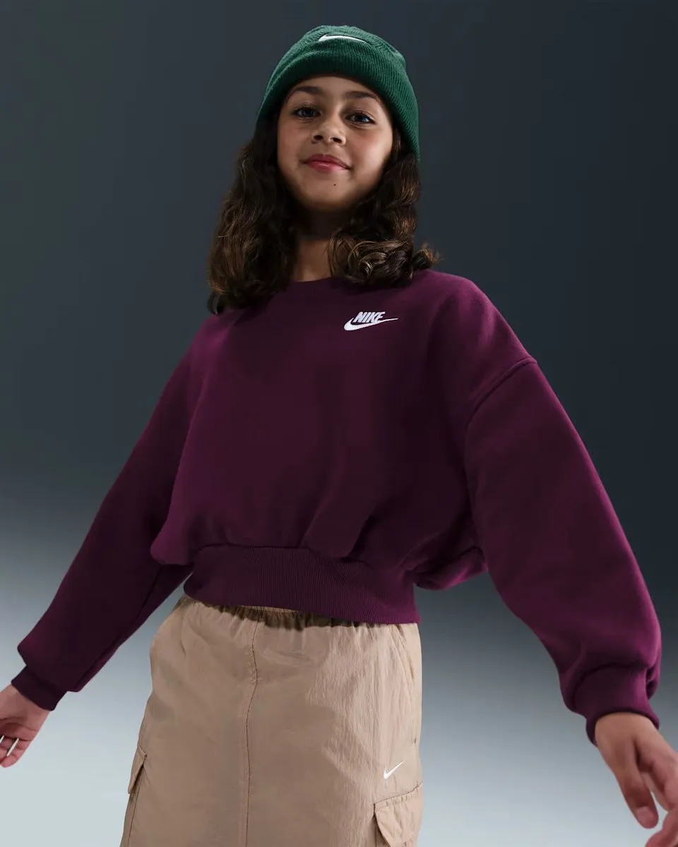 Nike Club Fleece Sweater - Rood S