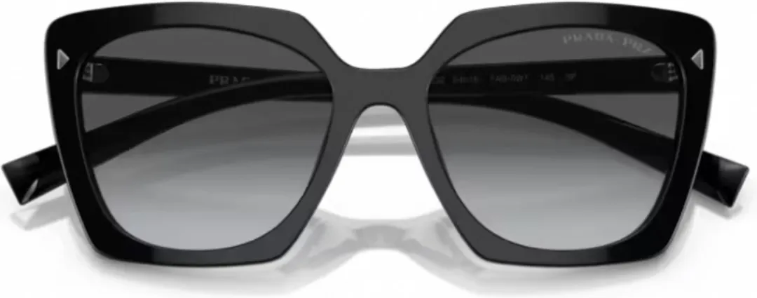 Prada OPR 23ZS Zonnebril - Zwart/Grijs Gradient - 10
