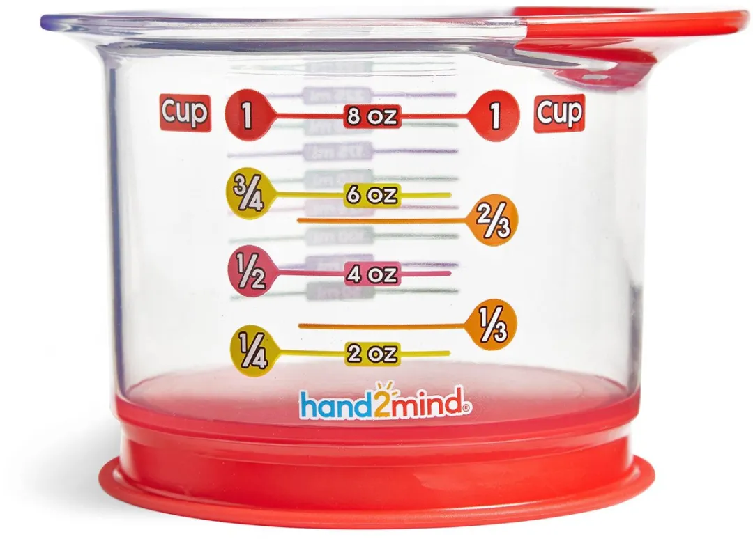 Learning Resources Rainbow Fraction Maatbekers - Meerkleurig