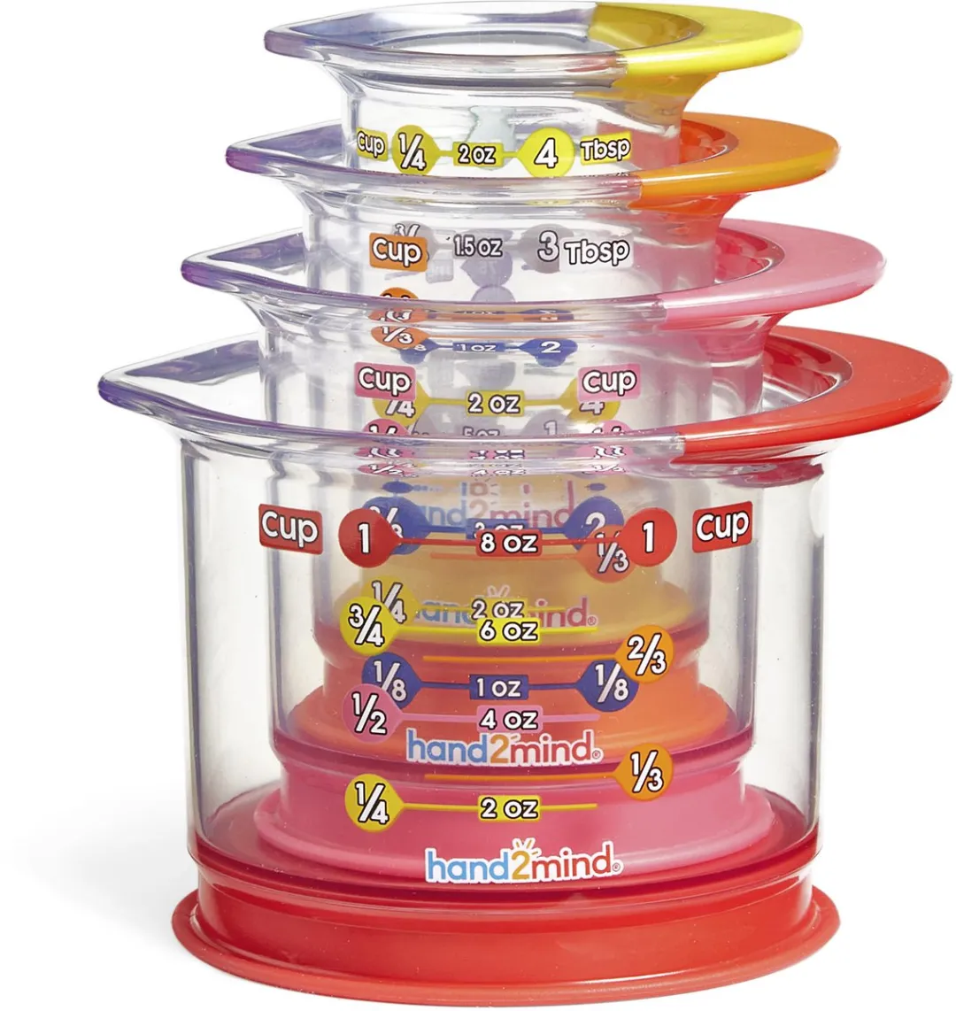 Learning Resources Rainbow Fraction Maatbekers - Meerkleurig - afbeelding 6 van 6