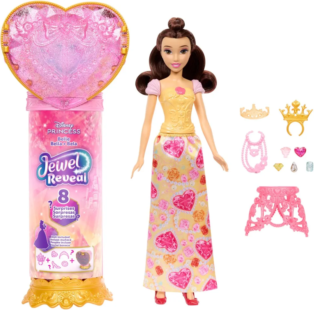Mattel Disney Princess Jewel Reveal Belle Modepop