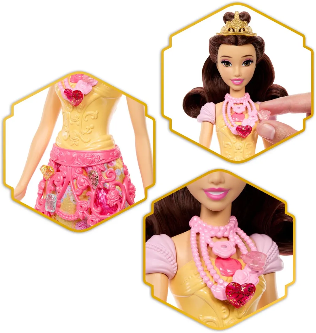 Mattel Disney Princess Jewel Reveal Belle Modepop