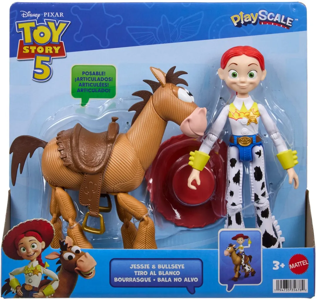 Mattel Disney Pixar Toy Story Jessie & Bullebeest Set - Meerkleurig