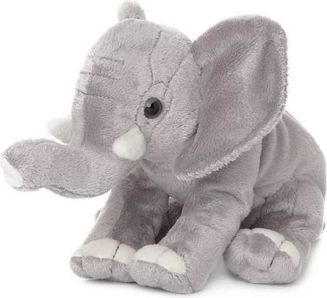 WNF Pluche Afrikaanse Olifant 18cm - Grijs