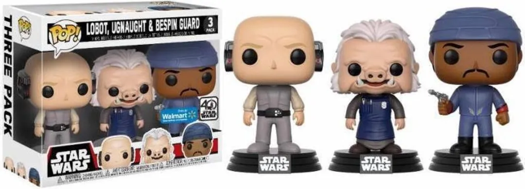 Funko POP Star Wars Pack - Lobot Ugnaught Bespin Guard - Veelkleurig