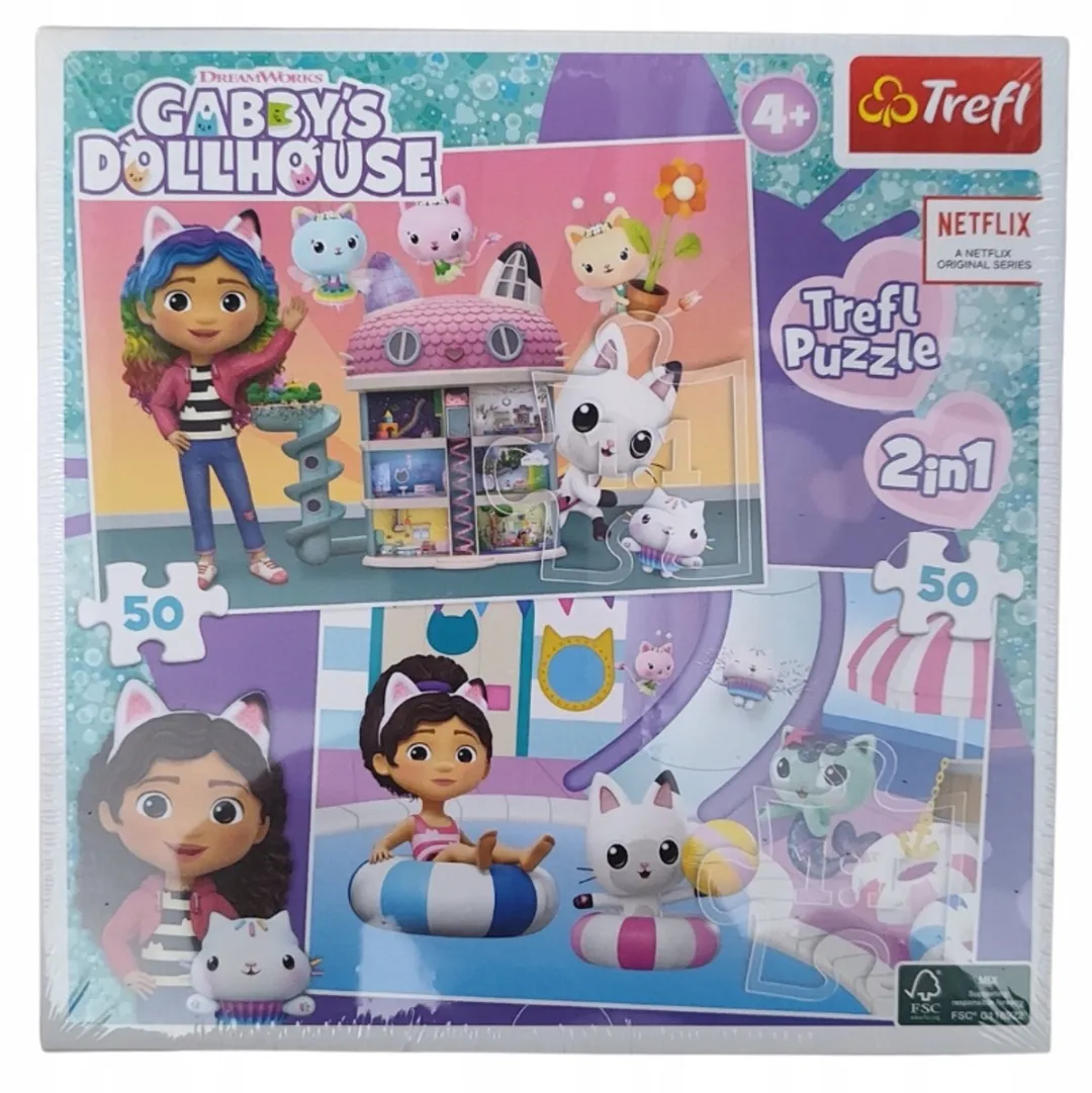 Trefl Gabby's Poppenhuis Puzzel 100 Stuks