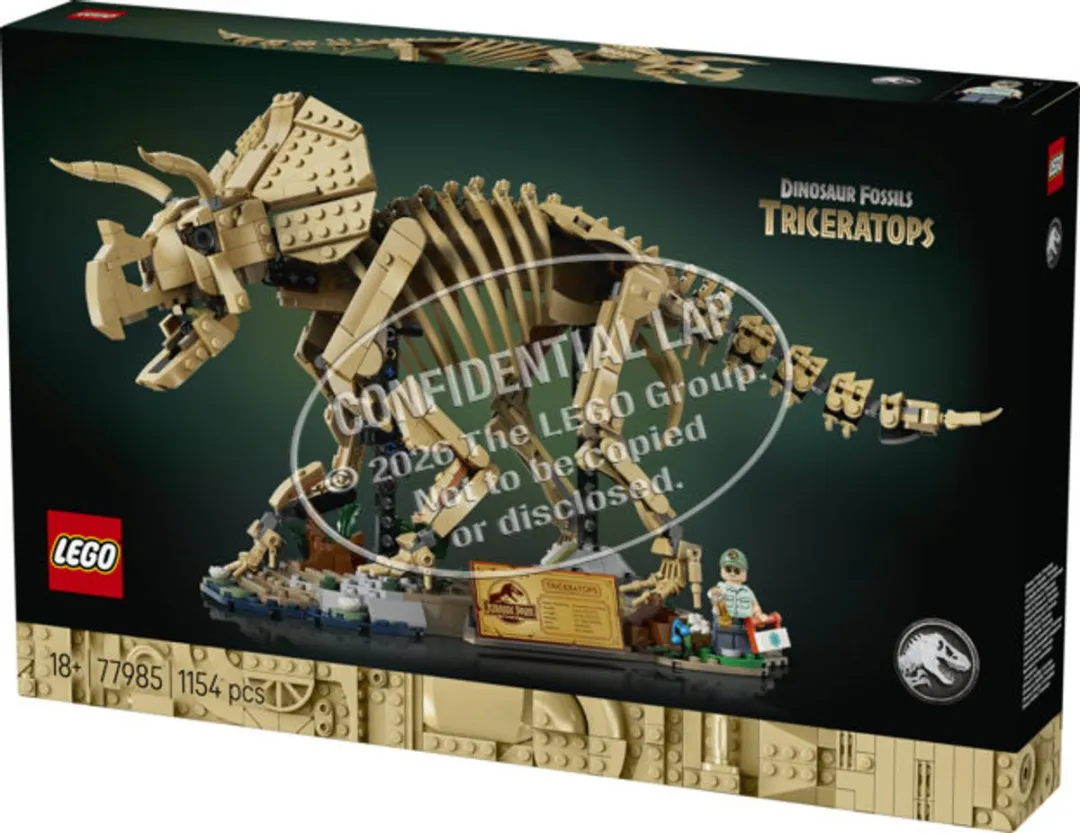 LEGO Jurassic World Dinosaurusfossielen Triceratops 77985 - 1154 Stukken