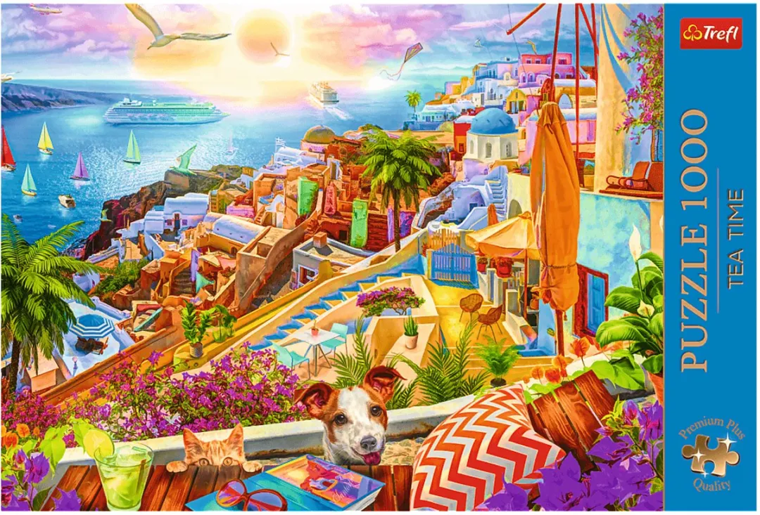Trefl Santorini Legpuzzel 1000 Stuks - Premium Plus - Meerkleurig
