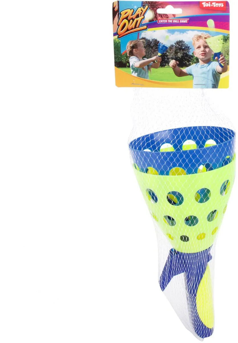 Toi-Toys Play Out Vang- en Werpspel 4-delig - Multicolor