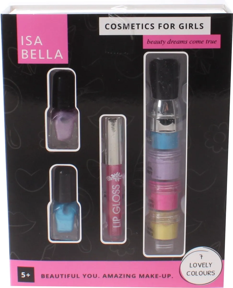 Johntoy Make-upset Isabella 8-delig - Multicolor