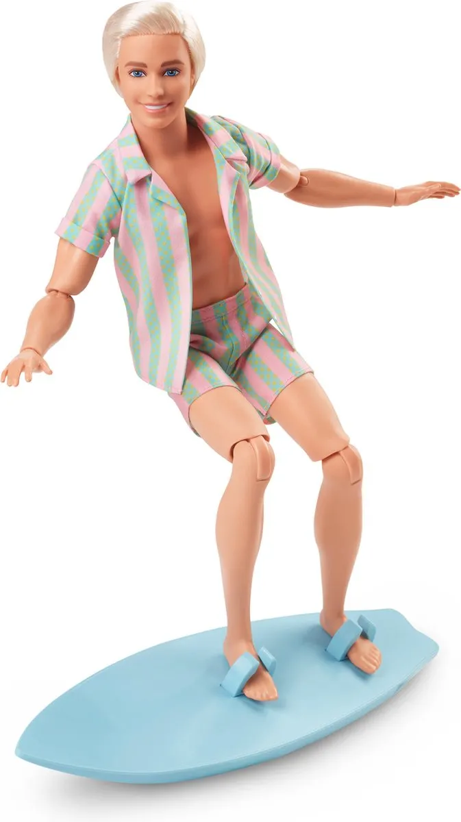 Barbie The Movie Ken Strandset Pop - MPN 0194735160747 - afbeelding 6 van 6