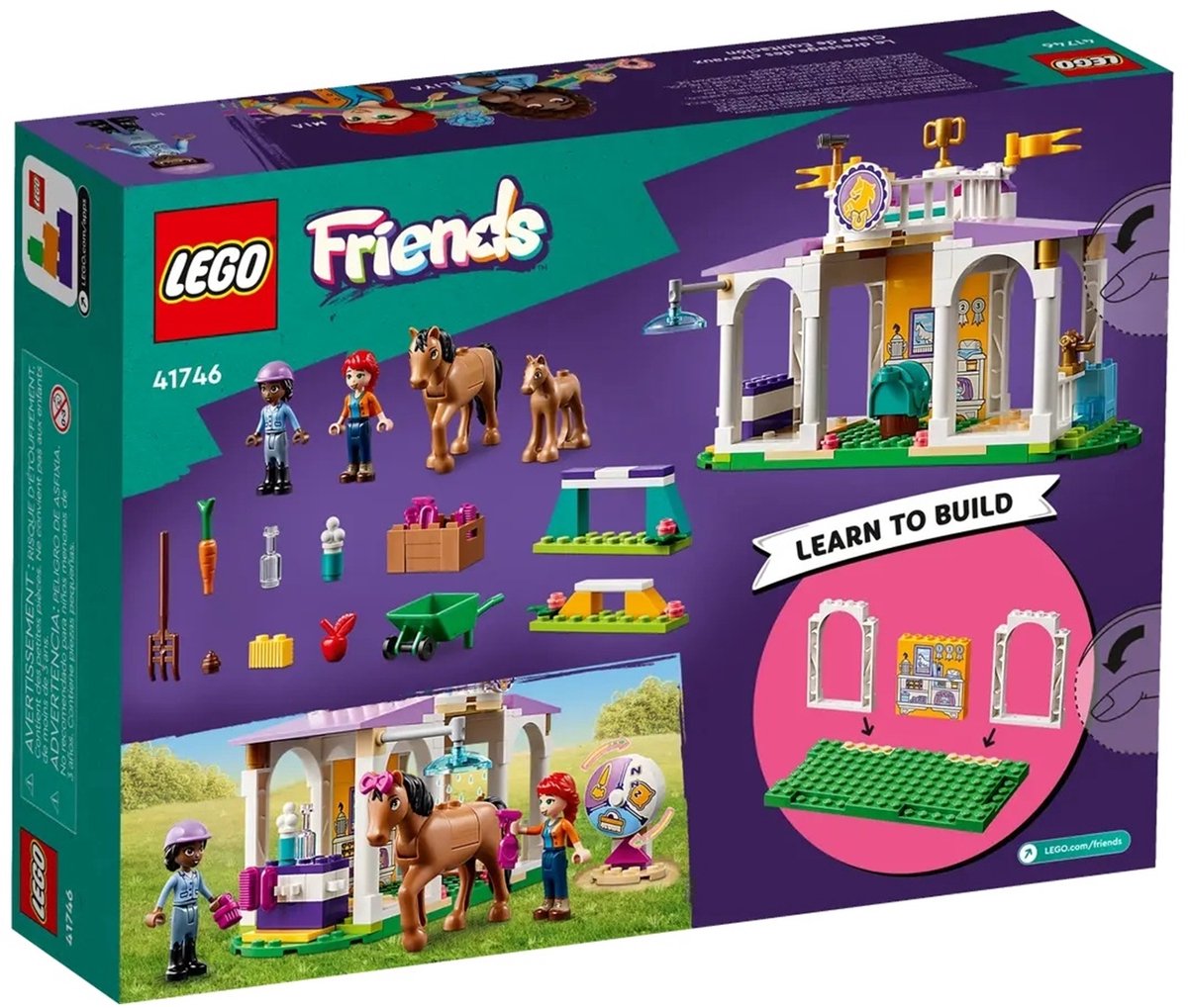 LEGO Friends Paardentraining Paarden Speelgoed Set voor Meisjes en Jongens - 41746