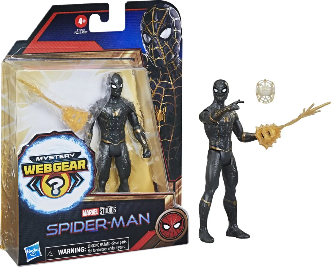 Marvel Spider-Man Mystery Web Gear F19135X0 - Zwart - afbeelding 2 van 5