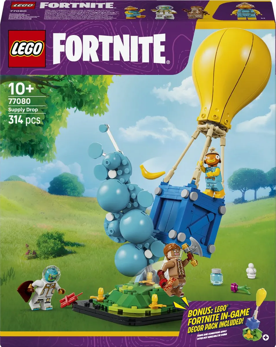 LEGO Fortnite Supply Drop 77080 Bouwset - 314 Stukken - Multicolor