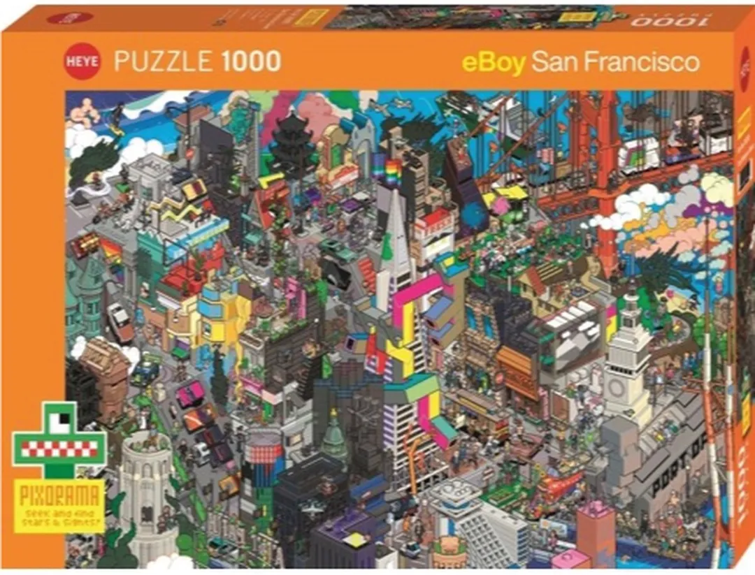 Heye San Francisco Legpuzzel 1000 Stuks - Meerkleurig