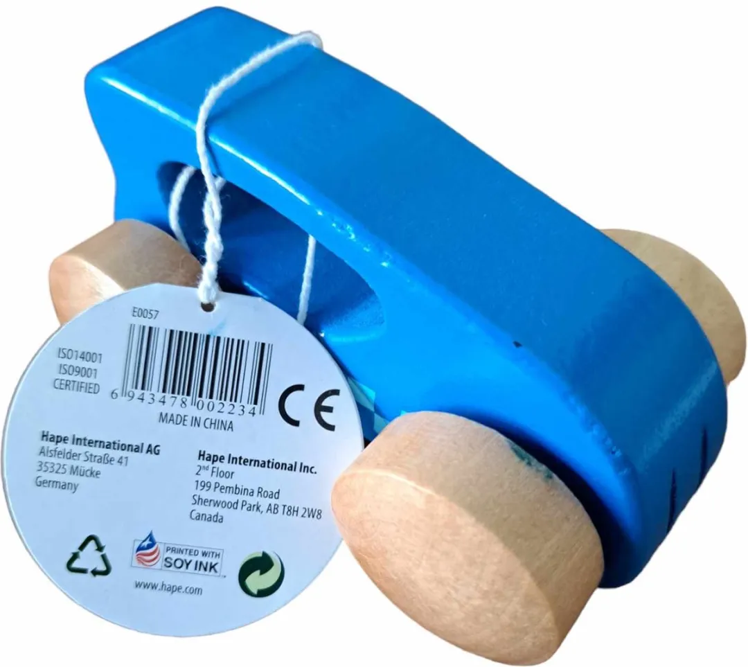 Hape Little Houten Auto E0057 - Multikleur
