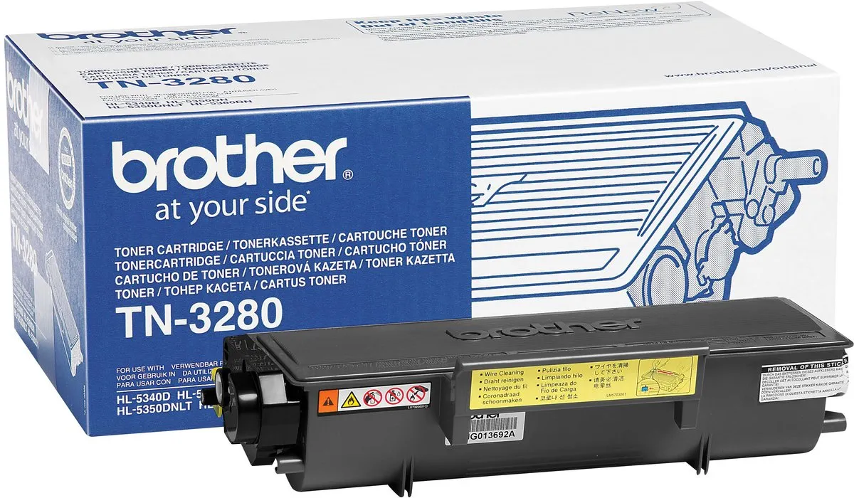 Brother TN-3280 Tonercartridge - Zwart