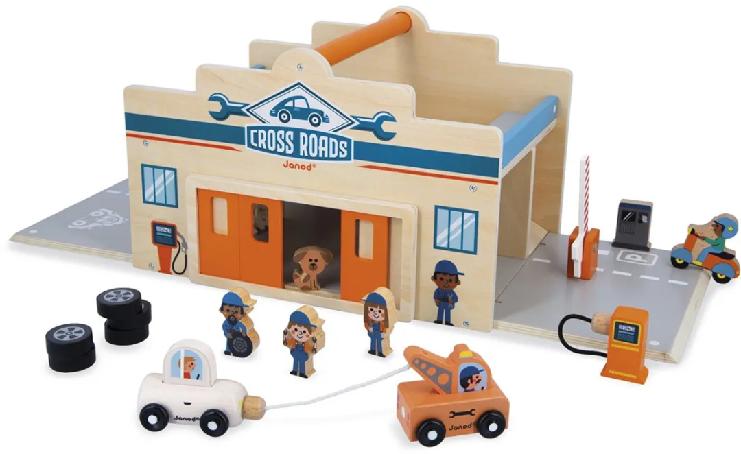 Janod Crossroads Mijn Eerste Garage 5918