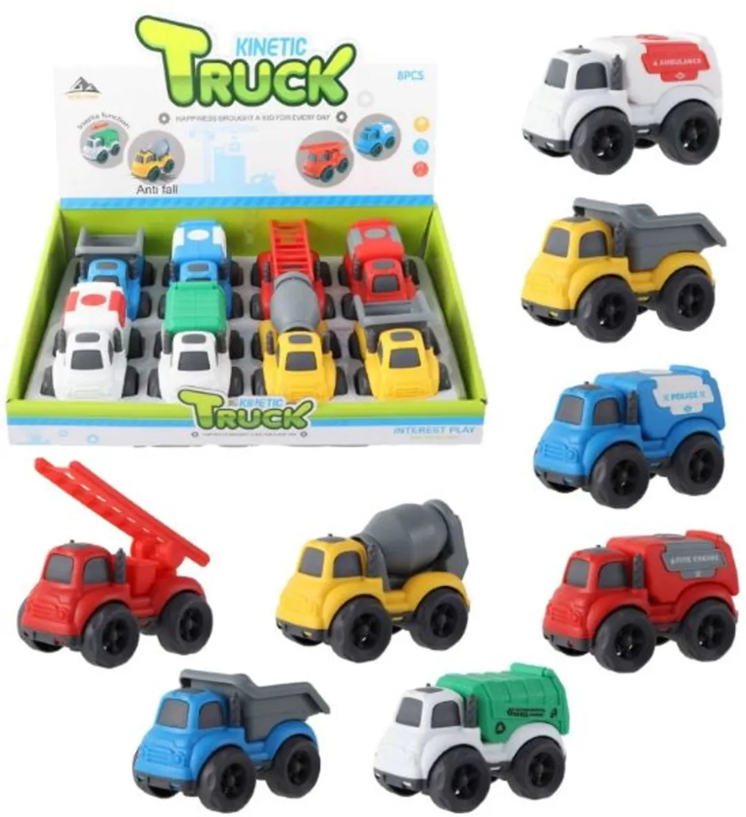 Jonotoys Bouwauto's Frictie Set