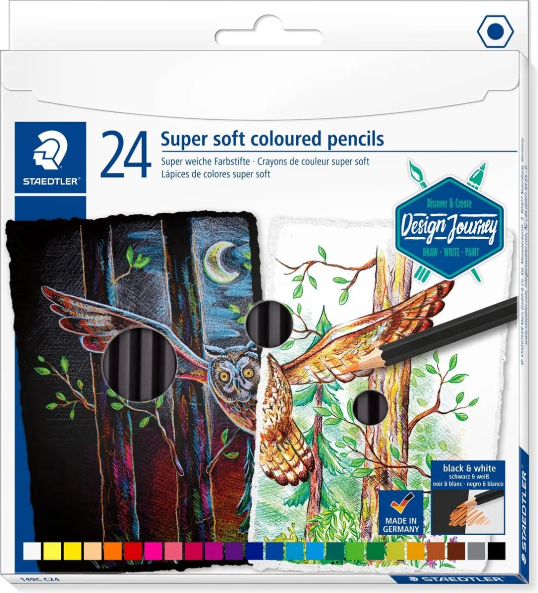 STAEDTLER Design Journey Kleurpotloodset 24 Stuks
