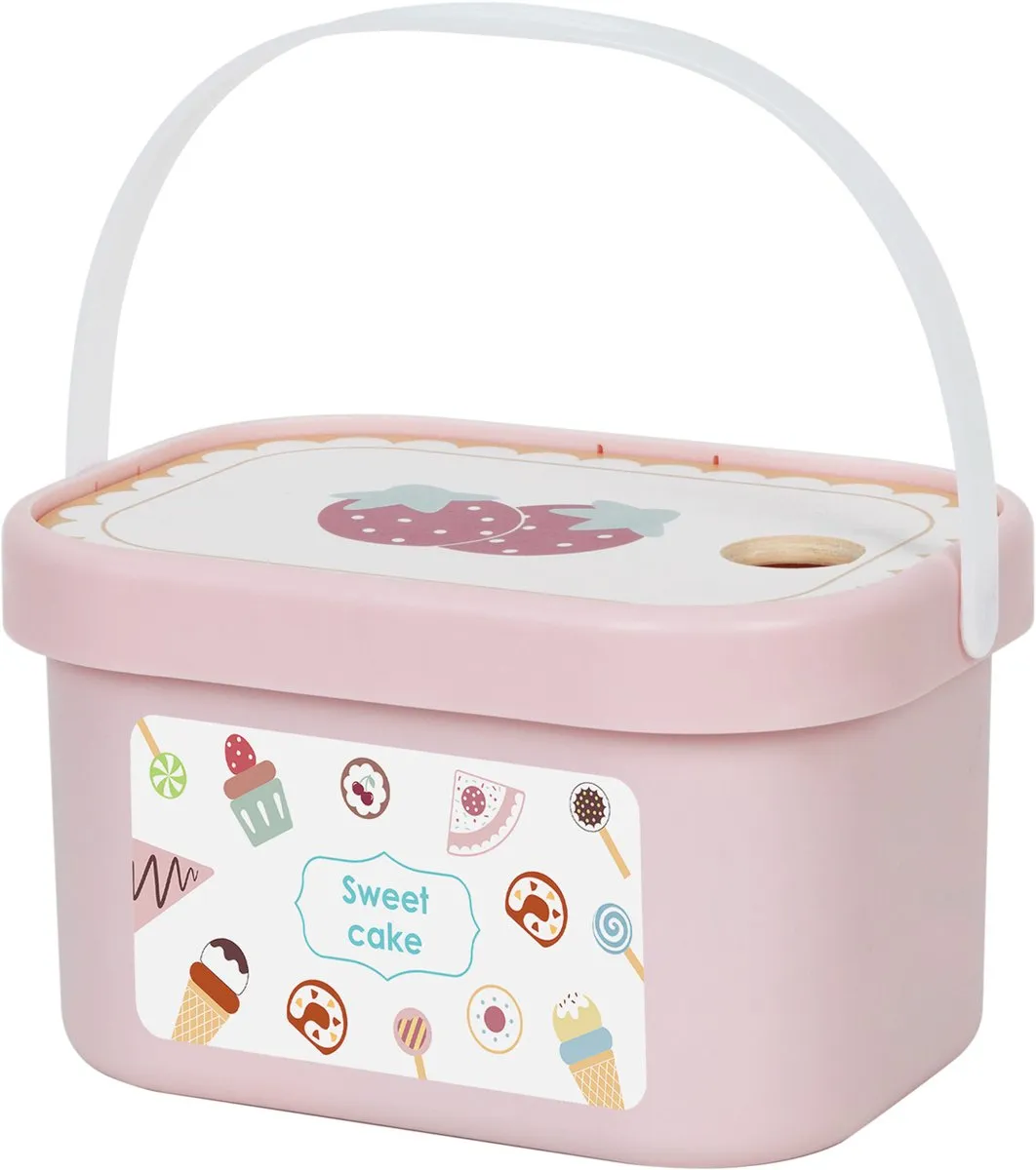 Tooky Toy Sweet Cake Speelset - 30+ Delig Multicolor