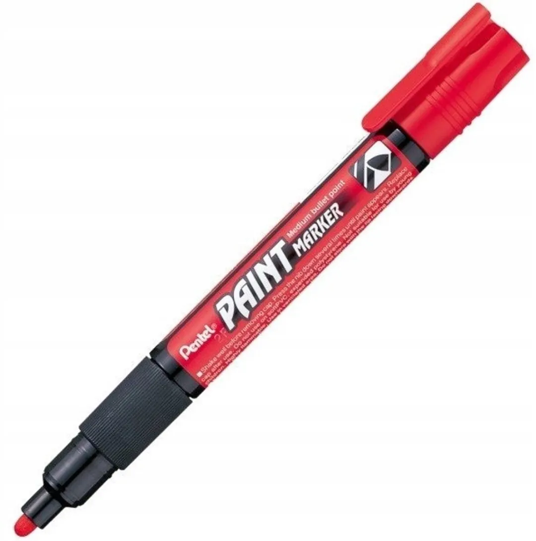 Pentel MMP20 Oliemarker - Rood 2.5mm