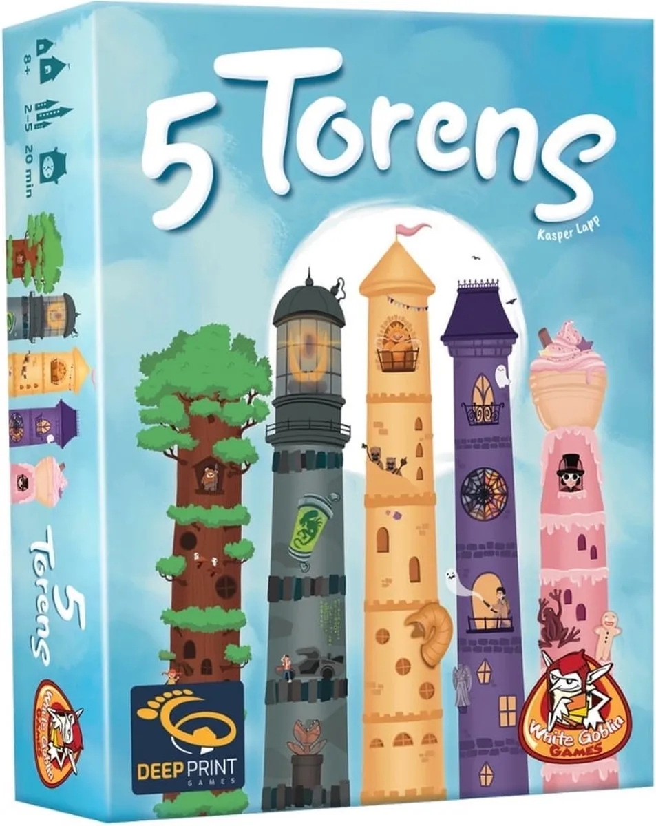 White Goblin Games 5 Torens Kaartspel WGG-2415 - Strategisch Bieden