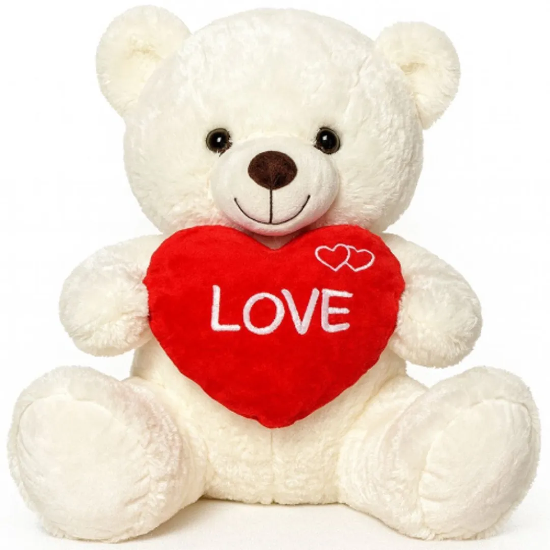 Topknuffels Bobby Pluche Knuffel 50cm - Wit