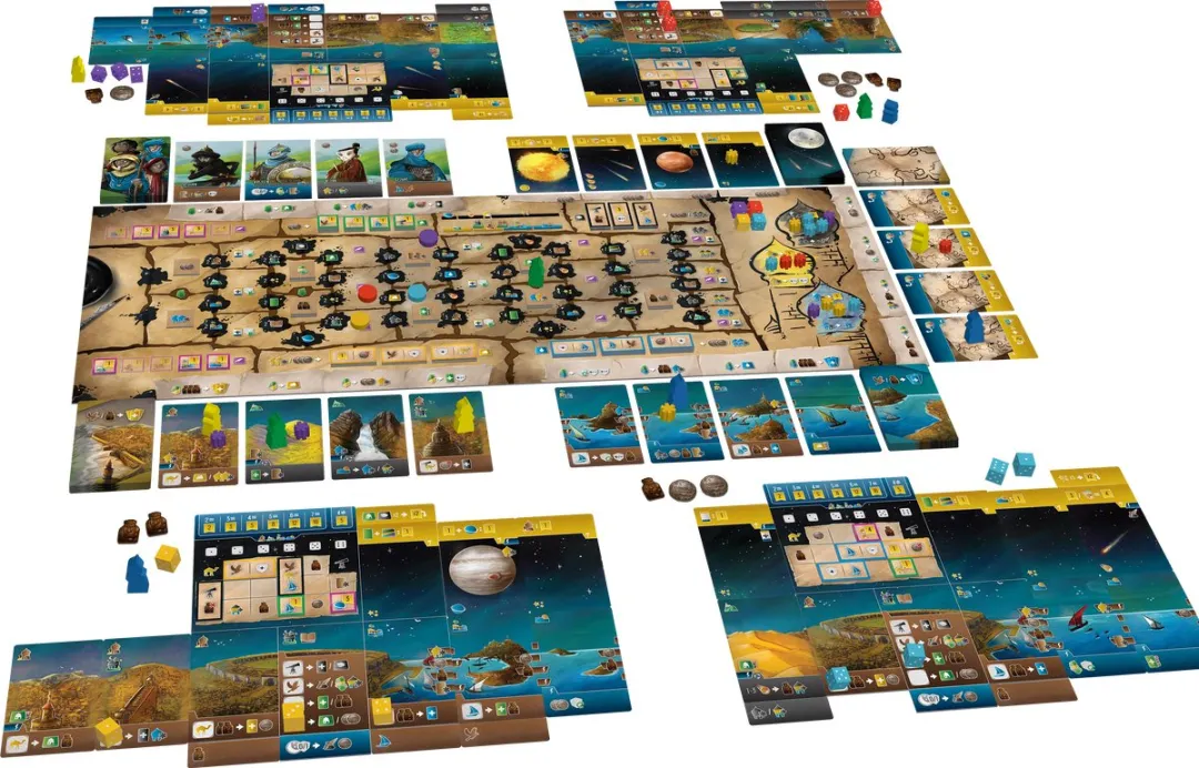 White Goblin Games Reizigers van de Zuidelijke Tigris Expertspel - 1-4 Spelers