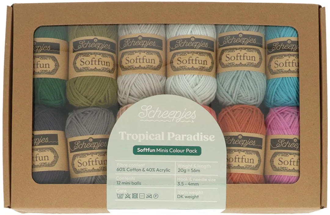Scheepjes Softfun Colour Pack 12x20g