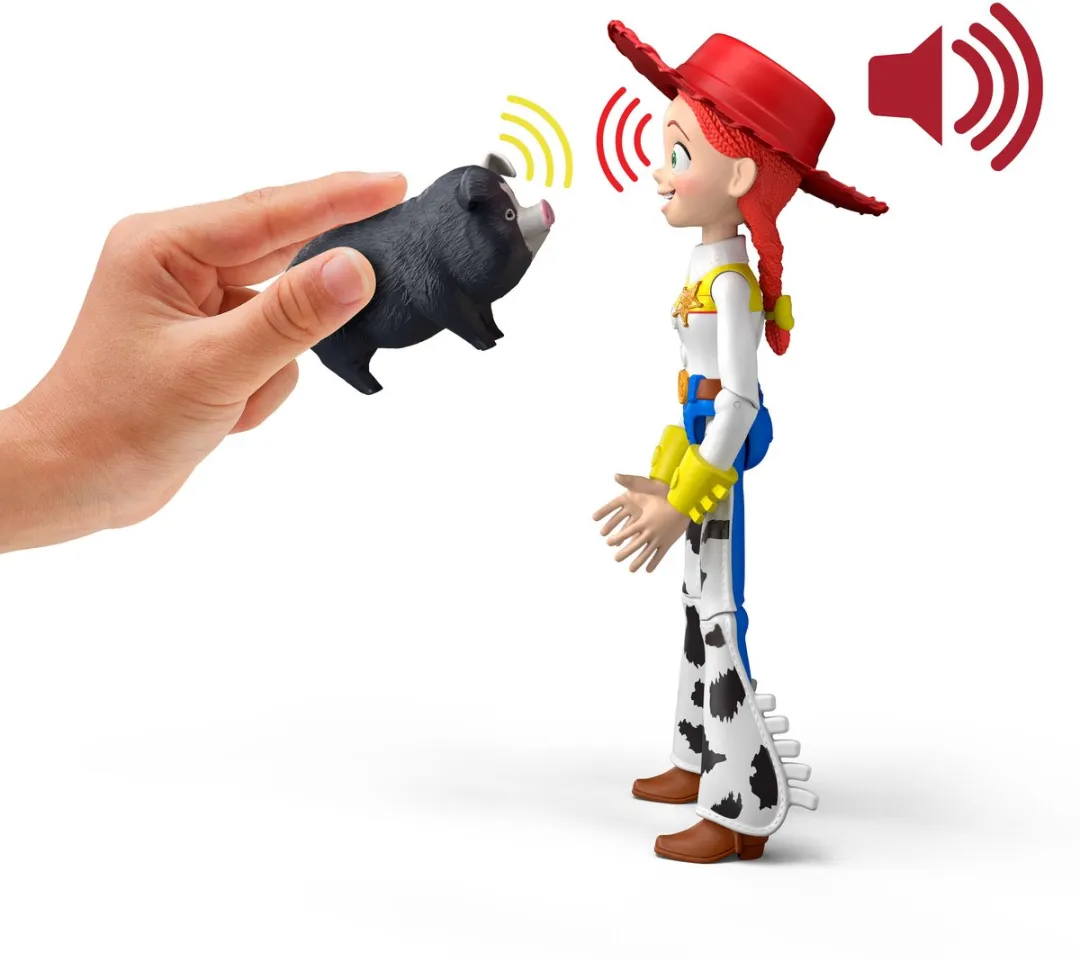 Mattel Disney Pixar Toy Story 5 Jessie & JD Varken Actiefiguren - 30cm/35 Geluiden - JNB37