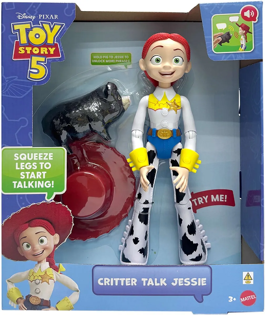 Mattel Disney Pixar Toy Story 5 Jessie & JD Varken Actiefiguren - 30cm/35 Geluiden - JNB37