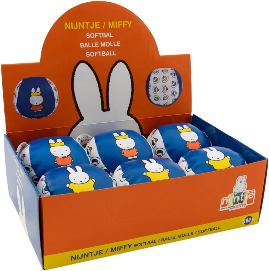Rubo Toys Nijntje Softbal 10cm - Meerkleurig