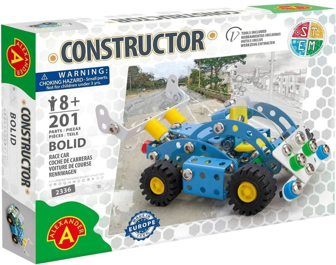 Alexander Toys Bolid Constructor 201 Stuks - Meerkleurig