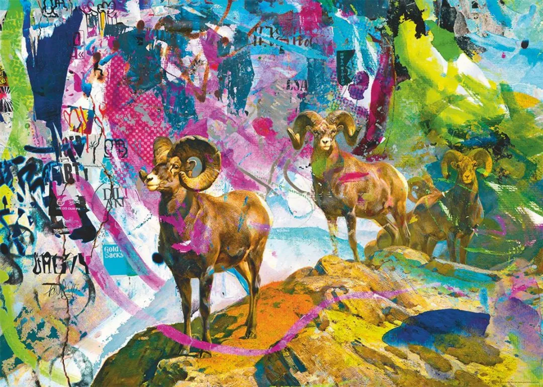 Heye Big Horns Puzzel 1000 Stuks - Meerkleurig