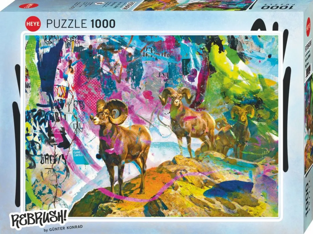 Heye Big Horns Puzzel 1000 Stuks - Meerkleurig