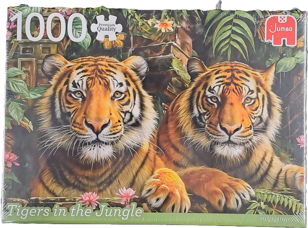 Jumbo Puzzel Tigers in the Jungle 1000 Stuks