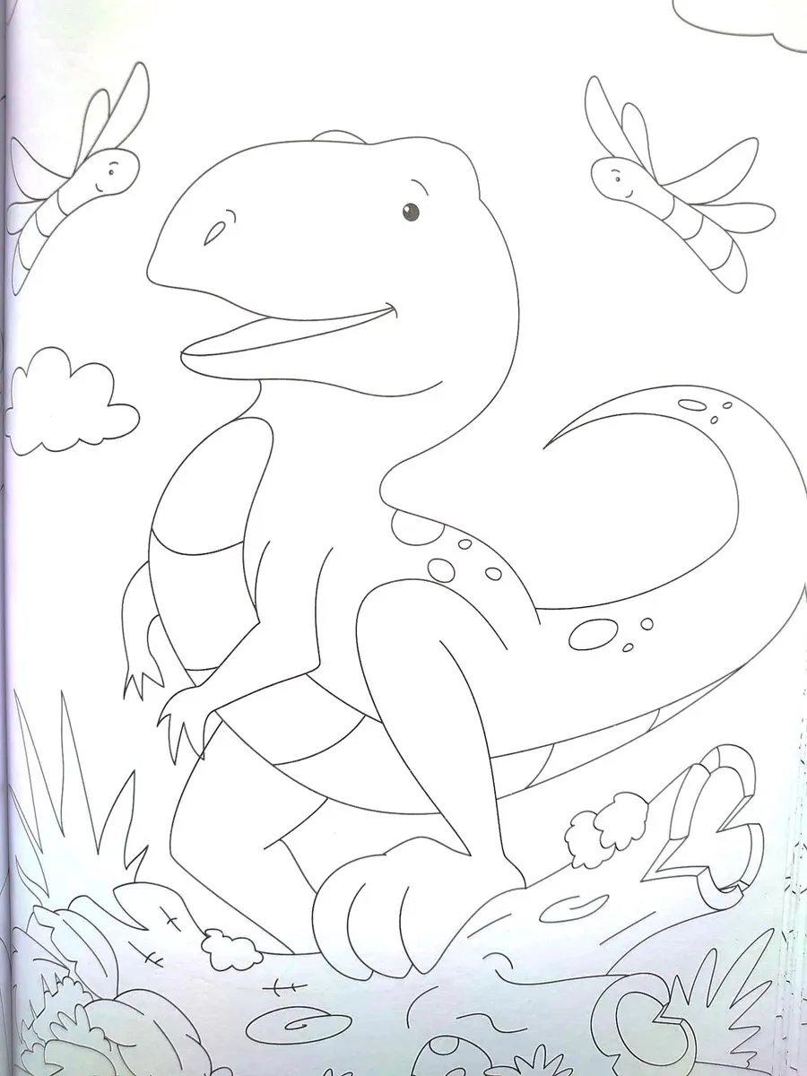 Toi-Toys Dinosaurus Kleurboek 96 Pagina's - Multicolor