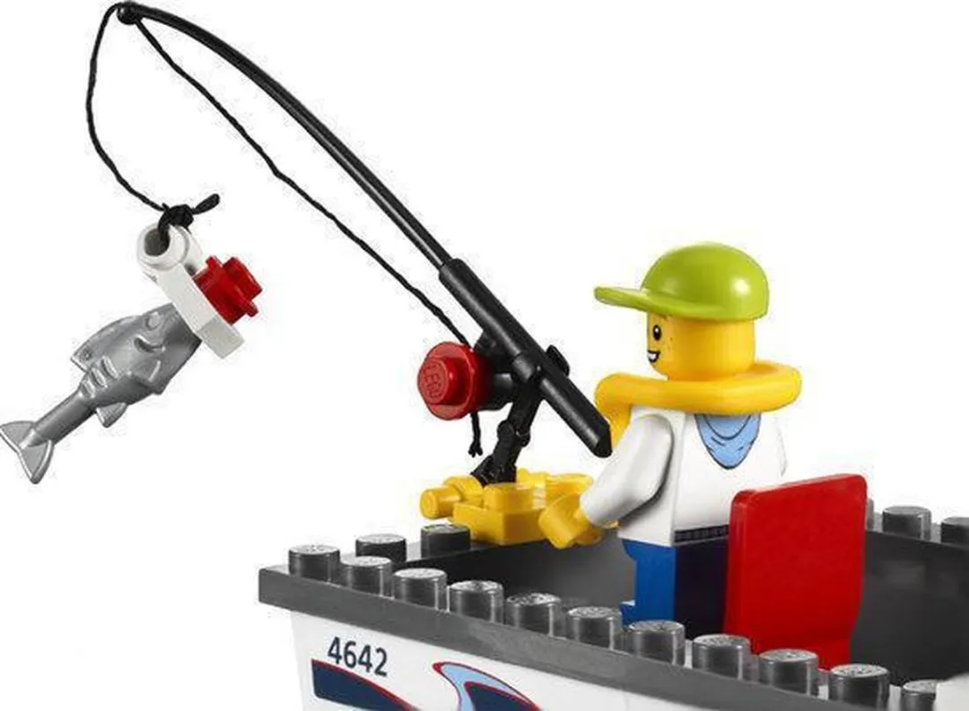 LEGO City Vissersboot 4642 - 2 Minifiguren