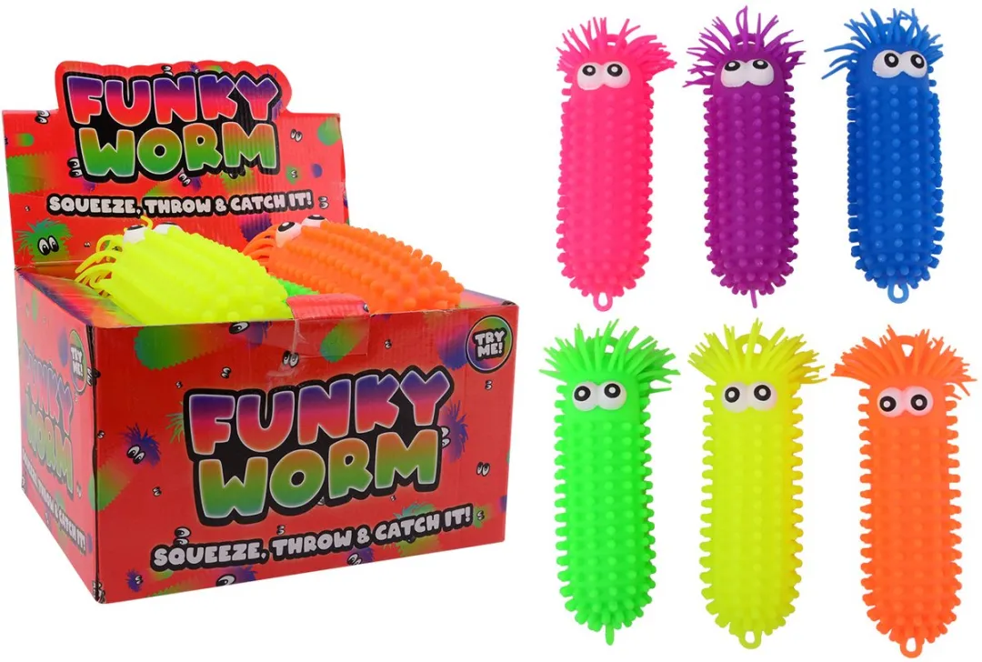 Johntoy Fluffy Worm 28cm