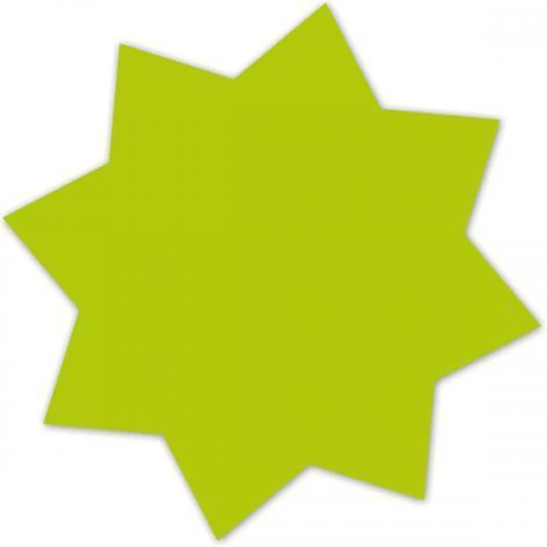 Folia Ster 35cm Krimpfolie - 20 Vel - Neon Groen
