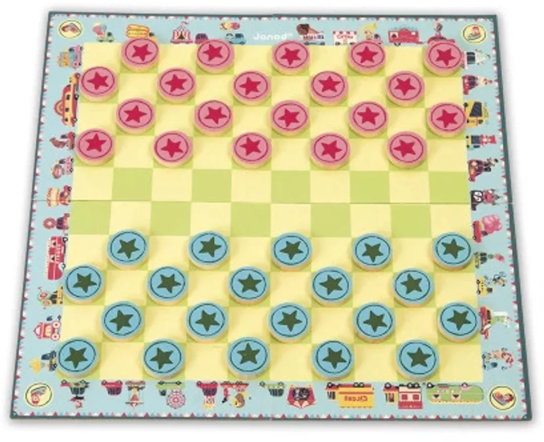 Janod Ludo en Dammen Duo 3022 - 2-6 Spelers - afbeelding 6 van 6