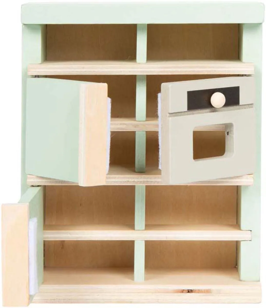 Small Foot Poppenhuis Meubelset Scandinavische Stijl - Multi kleuren