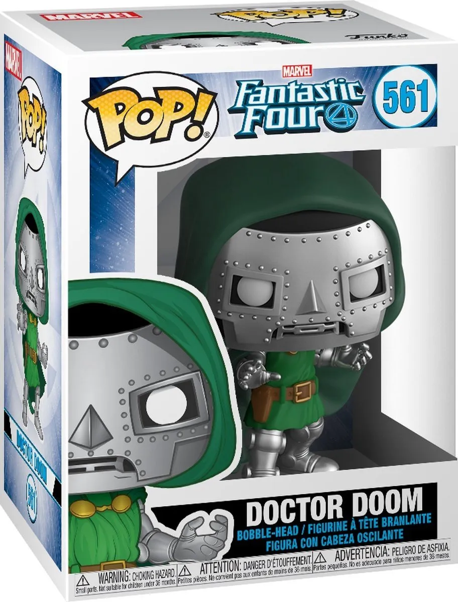 Funko Pop Marvel Fantastic Four Doctor Doom #561 - Multi