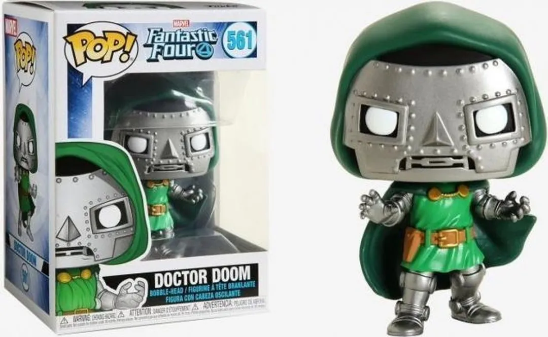 Funko Pop Marvel Fantastic Four Doctor Doom #561 - Multi
