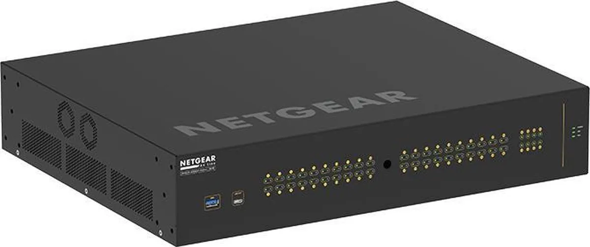 Netgear GSM4248UX-100EUS Switch 48x RJ45 8x SFP - 240 Gbps - Zwart - afbeelding 4 van 6