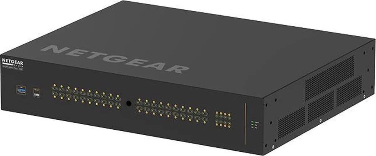 Netgear GSM4248UX-100EUS Switch 48x RJ45 8x SFP - 240 Gbps - Zwart - afbeelding 3 van 6