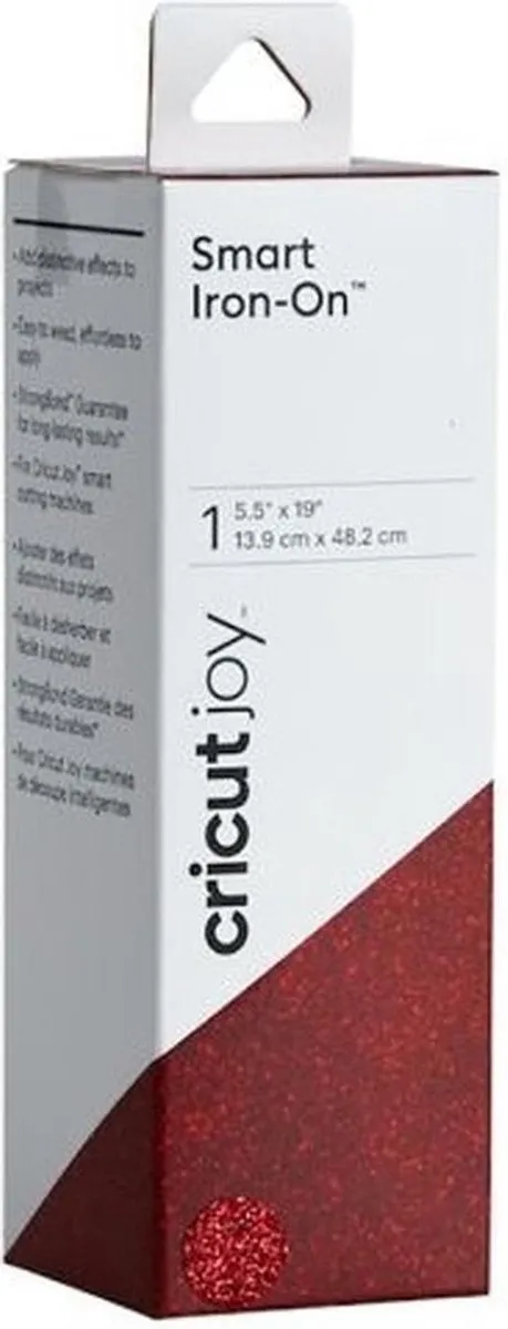 Cricut Joy Smart Iron-On Folie Rood 13,9x48,2cm