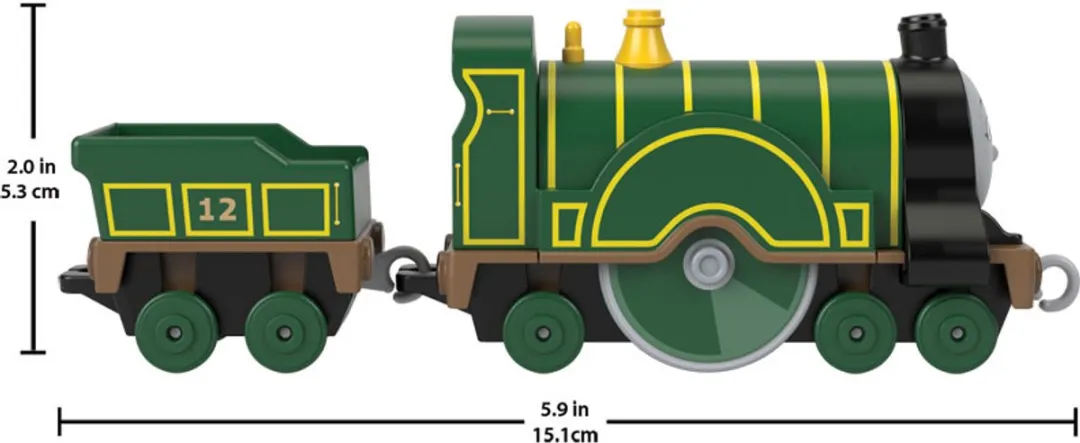 Fisher-Price Thomas & Friends Emily Push Along HHN53 - Meerkleurig - afbeelding 6 van 6